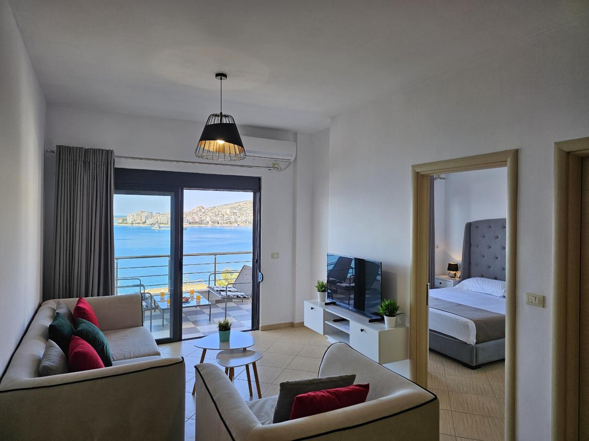Sunset Tarraces Apartment Саранде Екстериор снимка